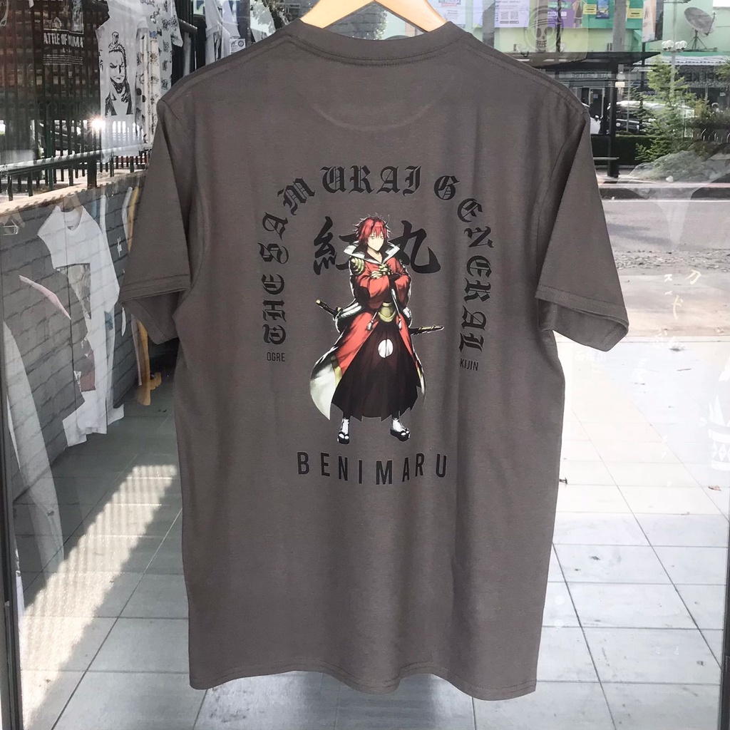 T-shirt Benimaru Kijin Grey Anime Manga Premium Unisex