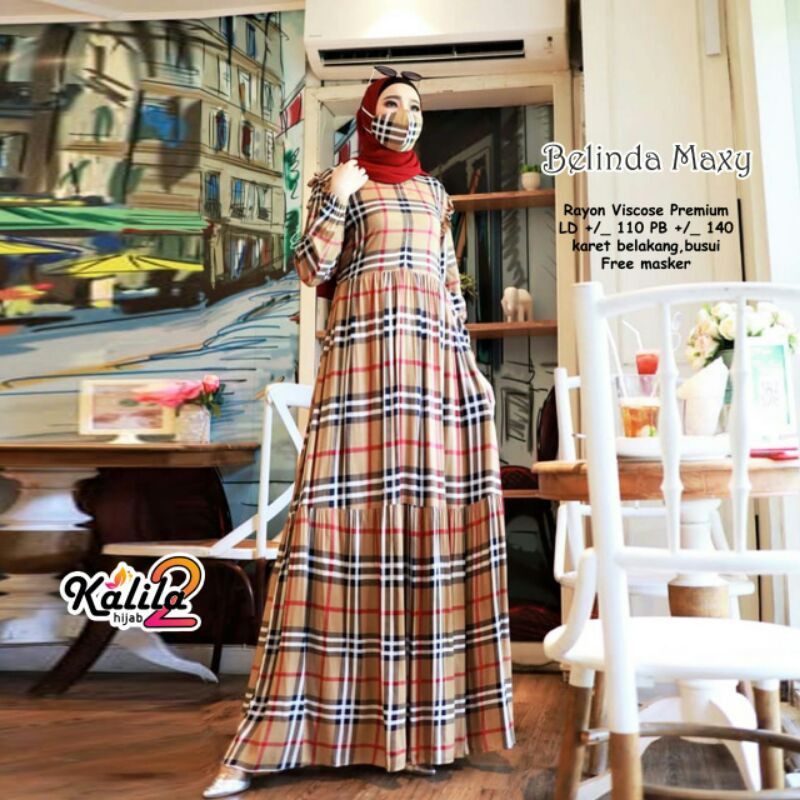 GAMIS BUSUI RAYON VISCOSE PREMIUM MAXY (FREE MASKER)