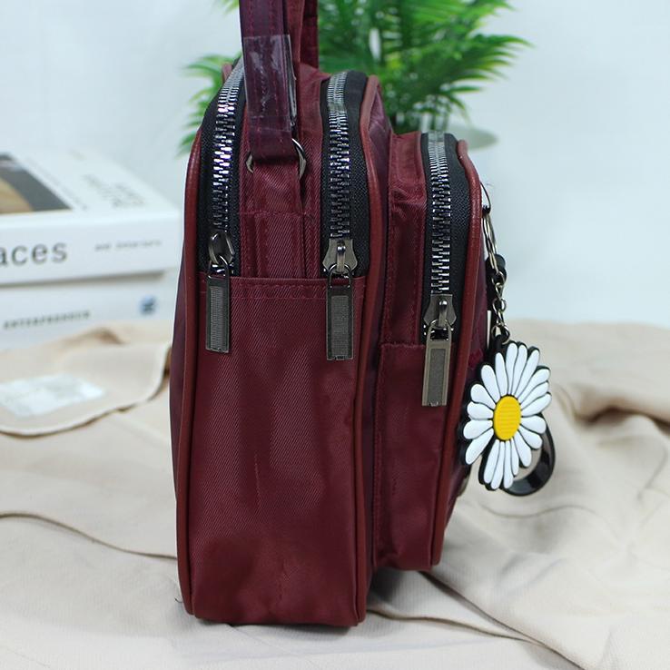 Luna Aura Tas Selempang Wanita Lonchamp Bordir Cibao 2In1 Slingbag Wanita Kekinian Tas Pouch Hp Nilo