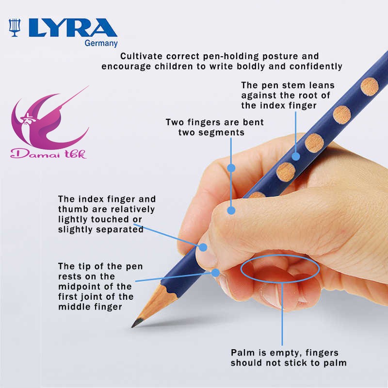 

Lyra Groove Pencil Graphite Jumbo (B) BLACK 10 mm (Satuan)