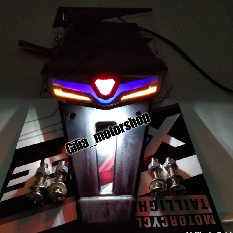 LAMPU STOP BELAKANG PLUS SEN LED KLX BUNTUT KLX MODEL TRANSFORMER KLX RX KING R15 R25 CBR