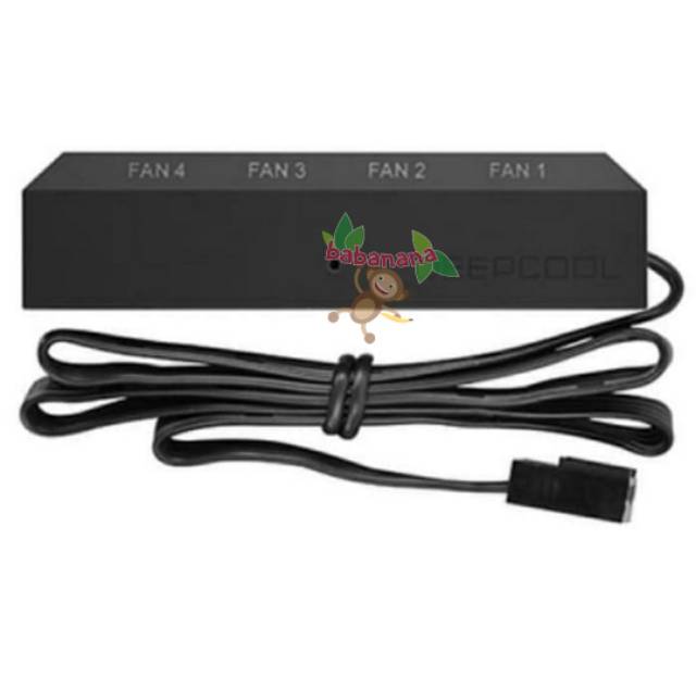 Original Deepcool FH 04 Fan 4 pin pwm splitter cabang hub kabel port