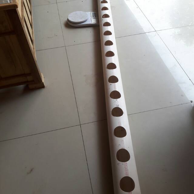 Pipa hidroponik 2.5" panjang 1.5m