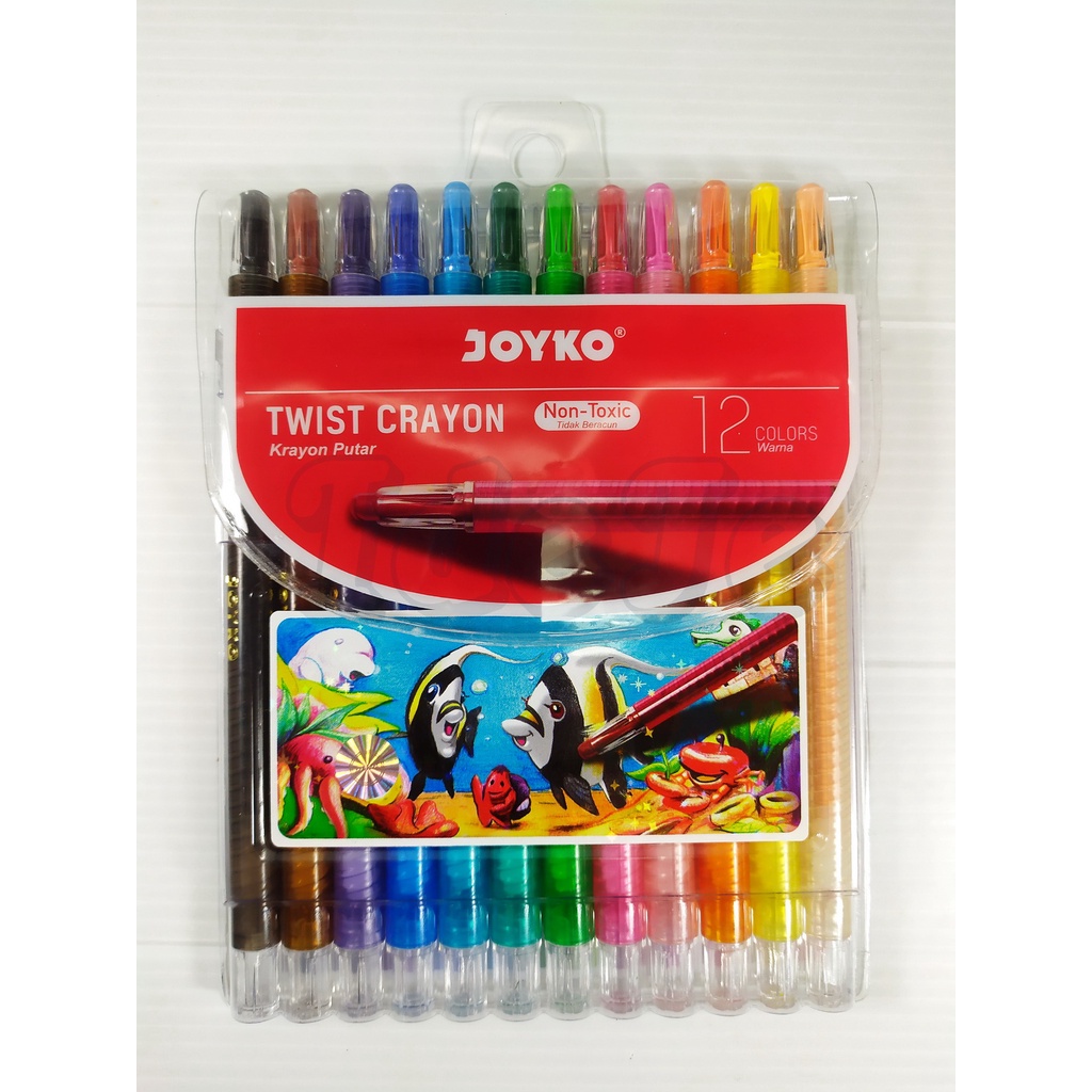 

CRAYON PUTAR JOYKO 12 WARNA
