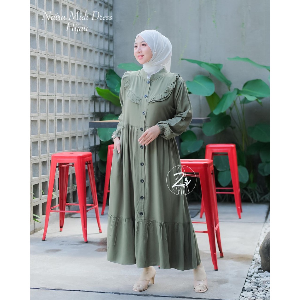 MIDI DRESS KATUN TWILL NAIRA ORI ZR