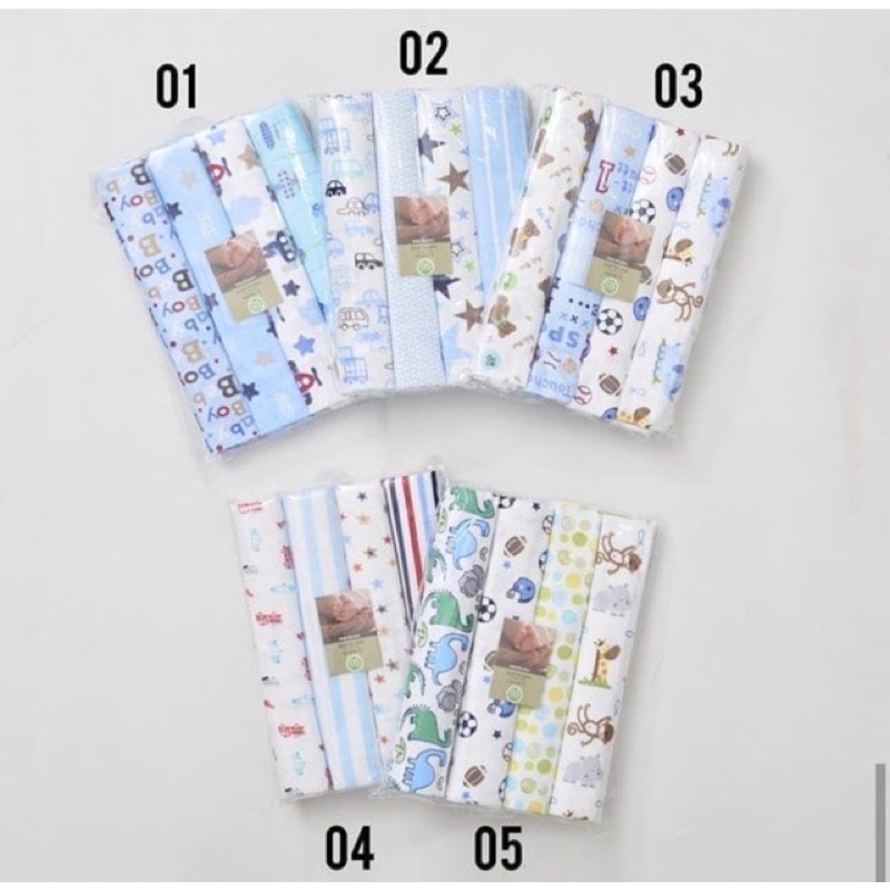 BEDONG BAYI flower cart’s isi 4pcs 100x80 / SWADDLE Premium isi 4 pcs