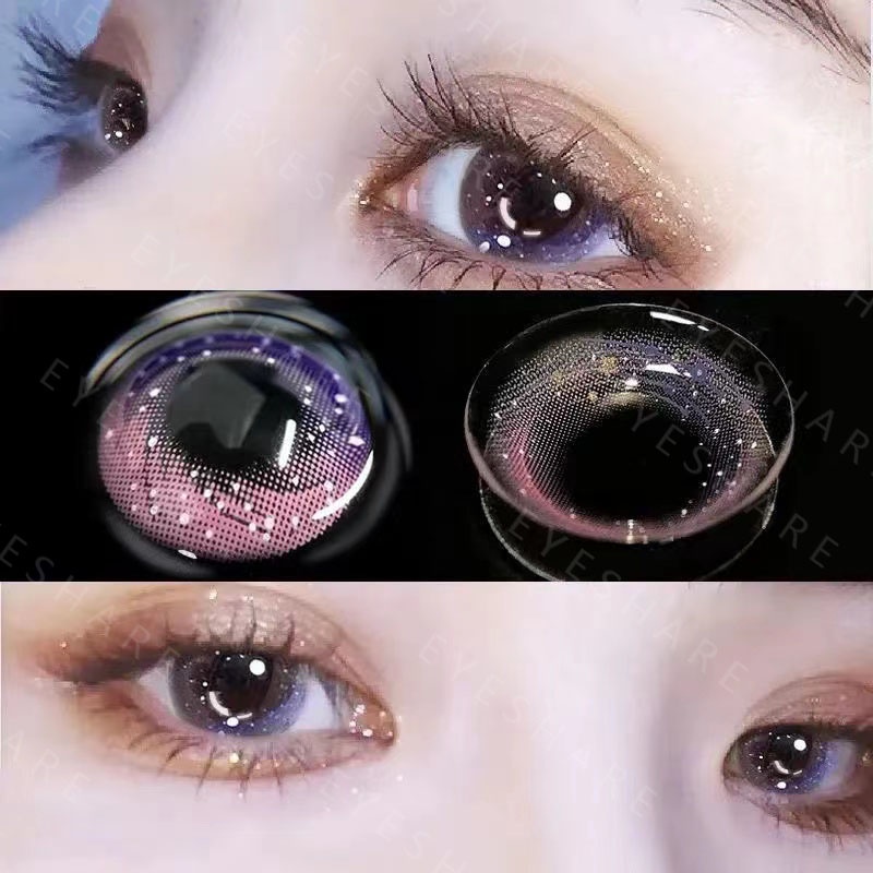 Softlens Murah Lensa Kontak Warna Lensa Mata Normal Soplen Mata Soflens Grey Abu Soflen korea SoftlensX2