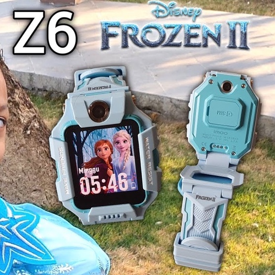 New [Ready >>] Jam Tangan anak Imo aimo aimoo z6 Frozen 2 flip Dual Camera Anti Air Anak Hilang