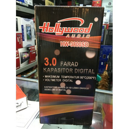 KAPASITOR BANK 3 FARAD MERK HOLLYWOOD- AKSESORIS EKSTERIOR MOBIL