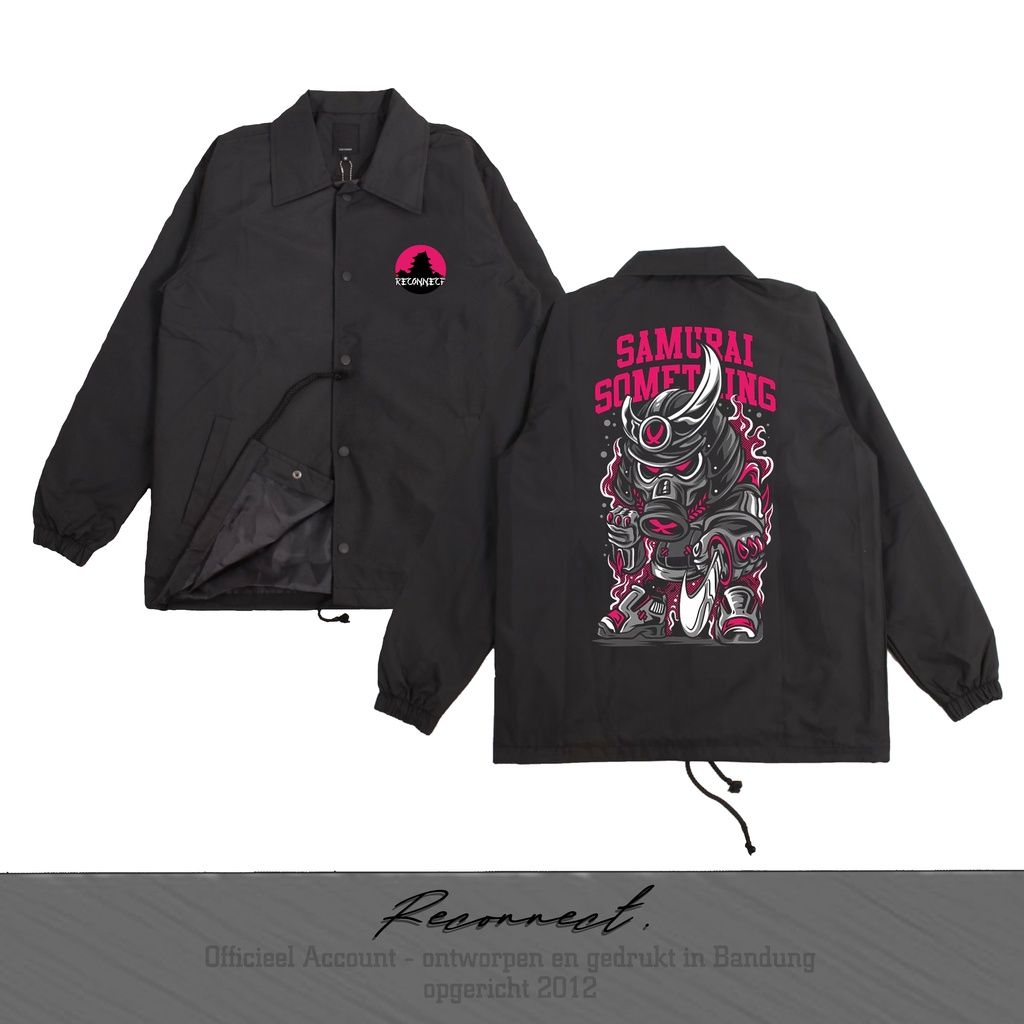 Reconnect Coach Jacket Japan Samurai Something - Jacket Sunmori Rider - Unisex