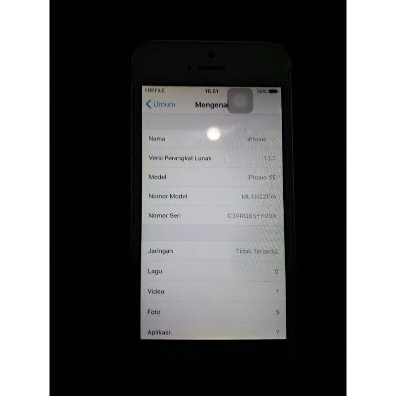 Iphone SE 16gb bypass