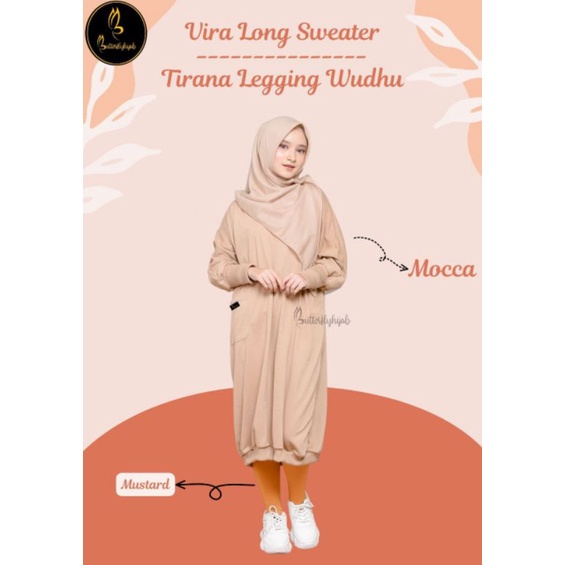 VIRA LONG SWEATER • LEGGING WUDHU • BUTTERFLY