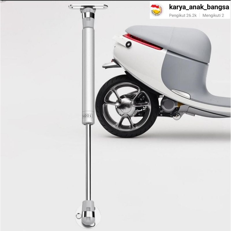 Japan HQ Universal Motorcycle Scooter Plunger Seat Support Rod Lifting Hydraulic lever