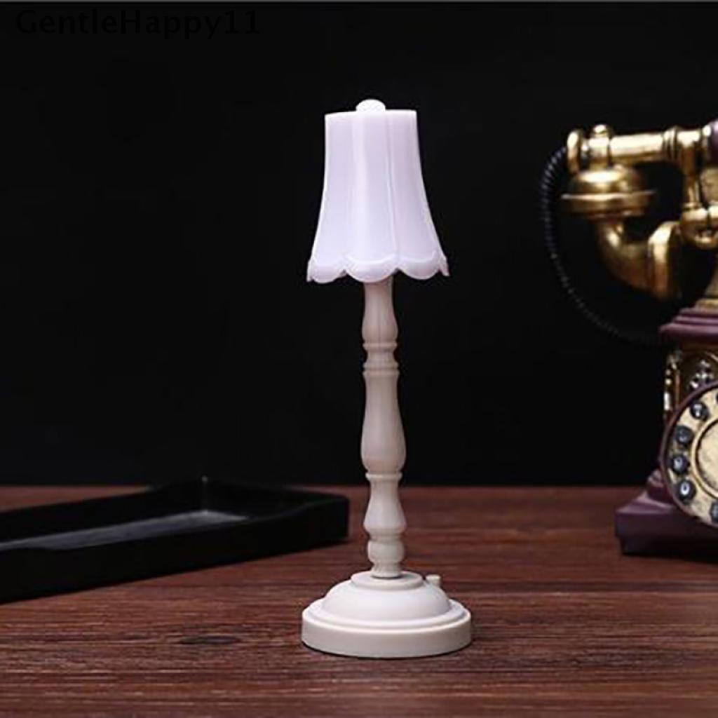 Gentlehappy Mainan Miniatur Lampu LED Skala 1: 12 Untuk Aksesoris Rumah Boneka