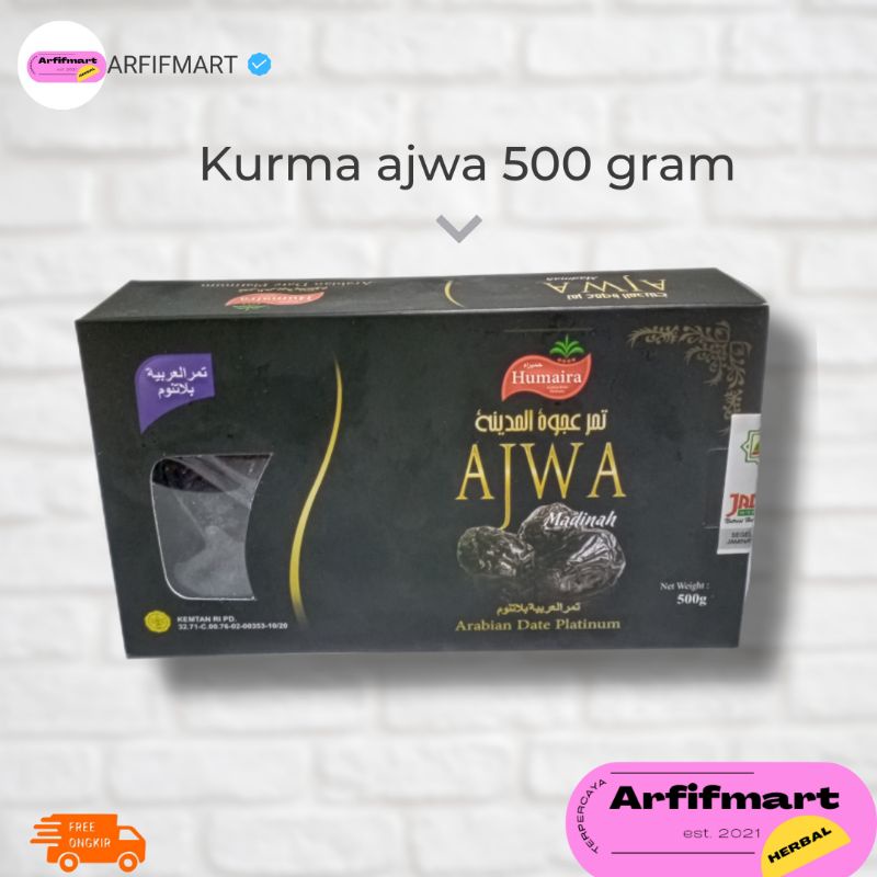 

Kurma Ajwa Humaira 500 gram | Kurma ajwa Sultan 500 gram