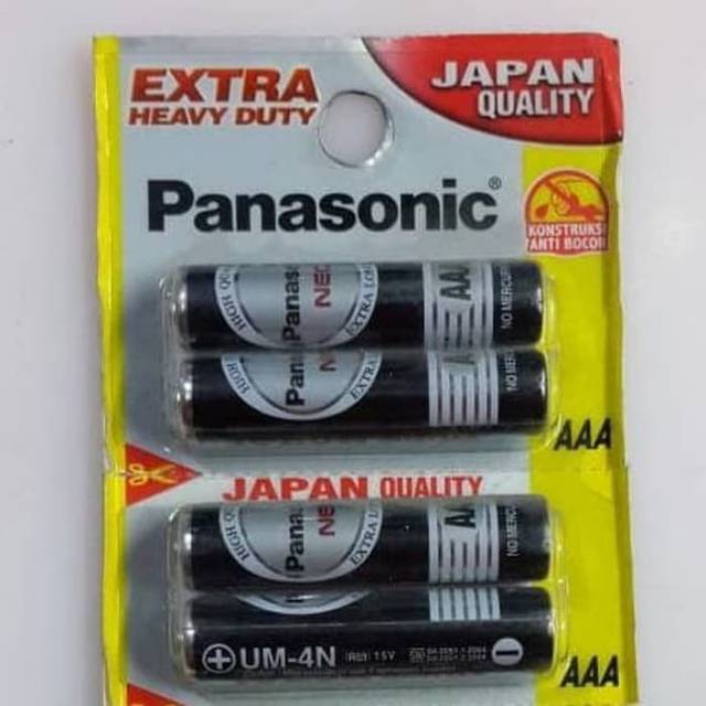 Jual Baterai Panasonic Original Aaa Battery Jam Batre Remot Kecil A Hitam Neo Indonesia