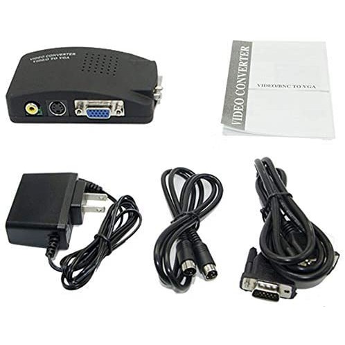 VIDEO and S-VIDEO to VGA Converter adapter(VIDEO Input to VGA output)
