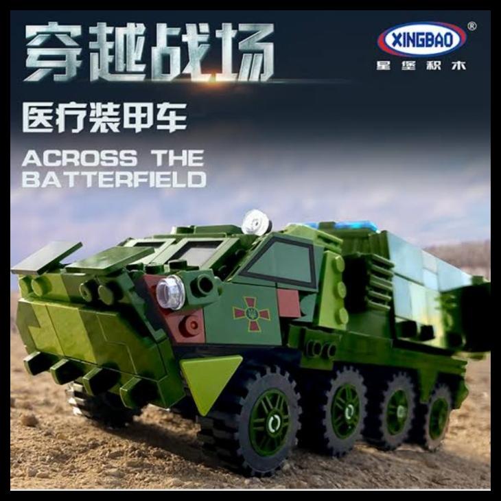Lego Xingbao Bricks Xb-06800 Kendaraan Tempur Medis Military Russia Kode 515