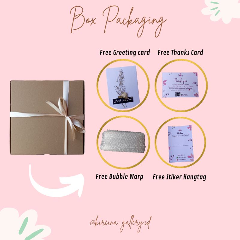 

Tambahan Box Packaging Aesthetic