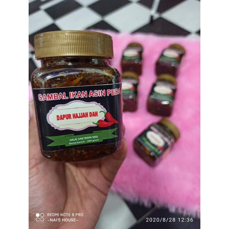 

Sambal Kemasan/sambel Hajjah Dah Metro 250gr