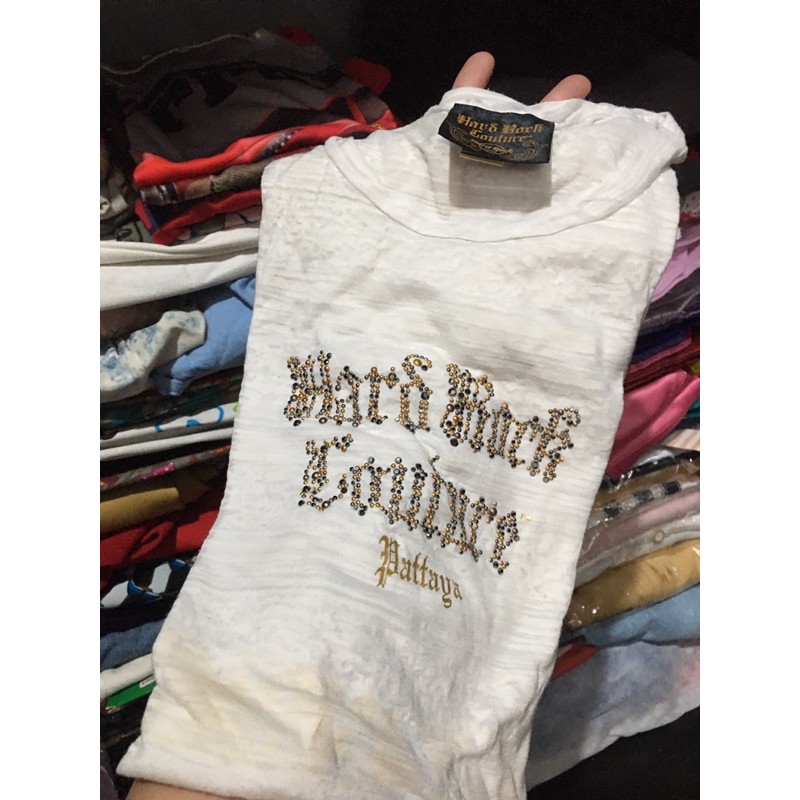 Preloved Hard Rock Cafe Pattaya swarowsky Medium