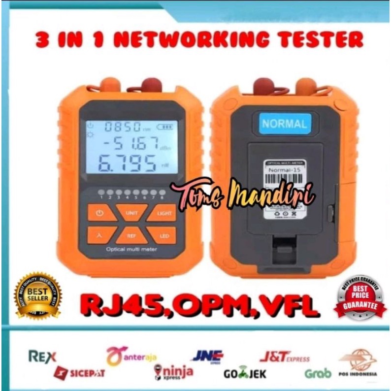 Opm Tester Vfl Mini 3 in 1 fiber optic rj45 network tester