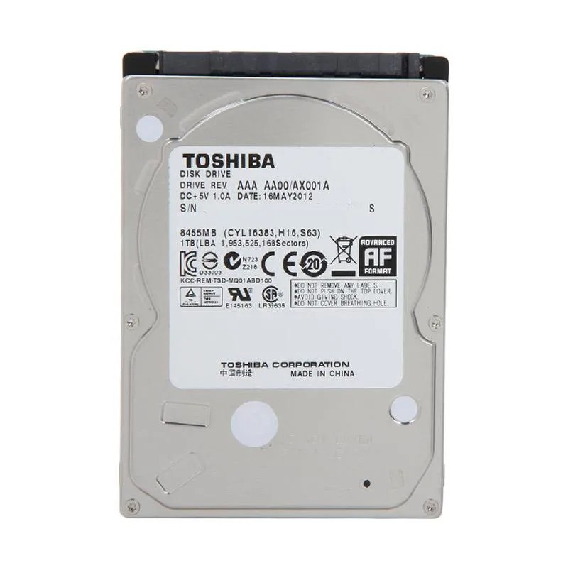 HI2T1 | HARD DISK INTERNAL 2.5 TOSHIBA 1 TB FOR LAPTOP (RESMI)