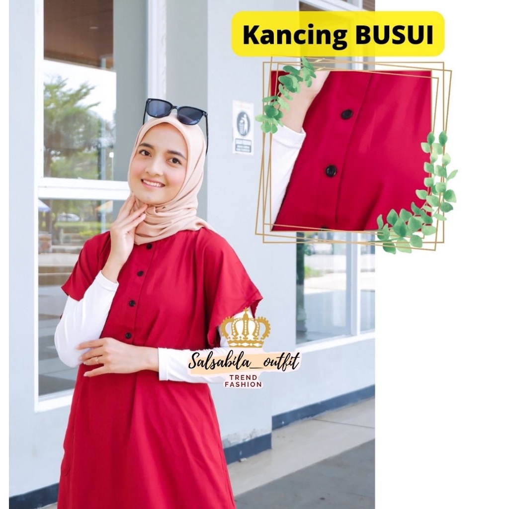 SYABIL TUNIK SIMPLE MUSLIMAH TERBARU 2022 REMAJA KEKINIAN MODERN