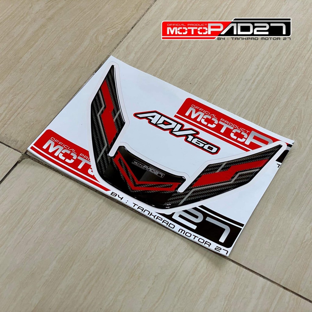 stiker spakbor honda ADV 160 carbon resin premium