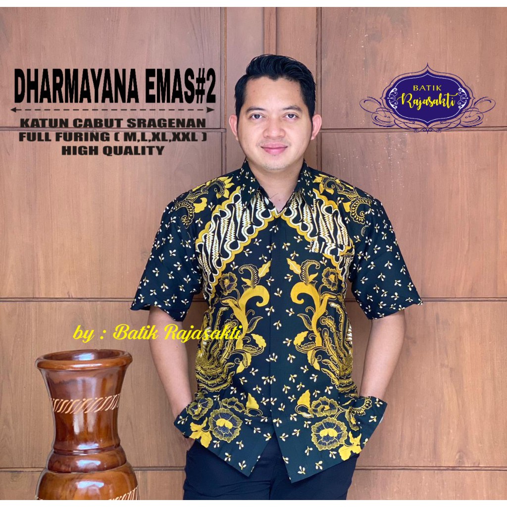 DARMAYANA RAJASAKTI KEMEJA BATIK SOLO PRIA LENGAN PENDEK LAPIS FURING ATASAN BATIK PREMIUM MODERN KATUN HALUS BAHUWIRYA  BANAMITRA BANAMITRA PUTIH BANGSAWAN BAYU PUTRA BERLIAN BIRU BHARATAYUDA BIMASENA BIRENDRA BIRU INDAH BRAHMAKERTA BRAHMAKERTA MERAH