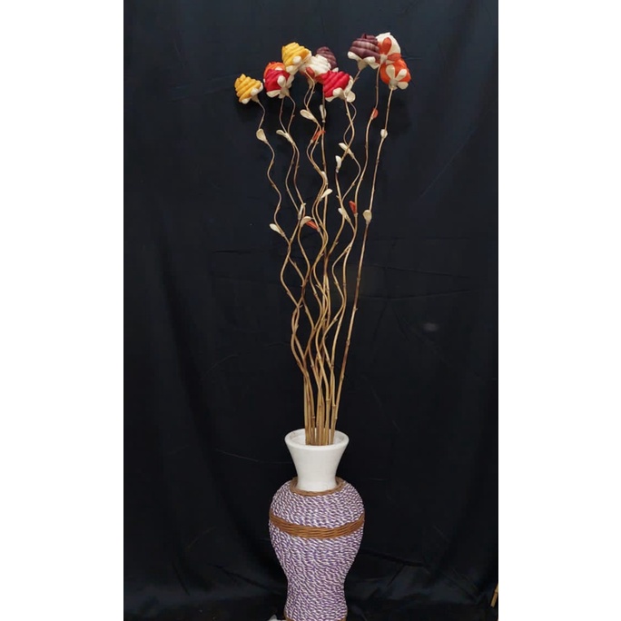 DEKORASI RUMAH KLOBOT BOROBUDUR BUNGA KERING TERMURAH HIASAN CAFE TAMAN