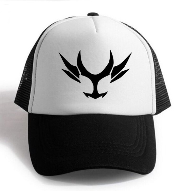Topi Trucker AGITO - HITAM PUTIH