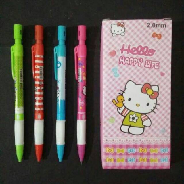 

Mechanical pencil pensil mekanik hello kitty 2 mm no.8006