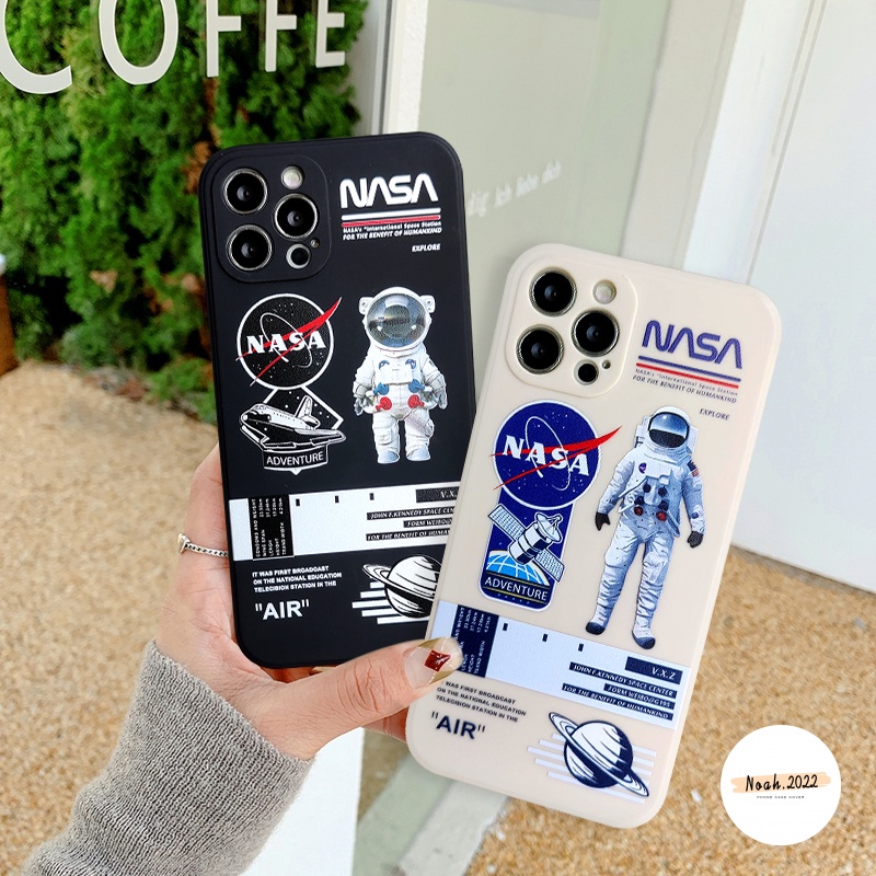 Soft Case TPU Desain Straight Eage NASA Astronaut Untuk Realme C25 C35 C31 C21Y C25Y C11 2021 8 C20 C21 6 6I 8pro C12 C25S 511 C15 Czo Czar 201 Czo Czo C1120 C21 6I 301