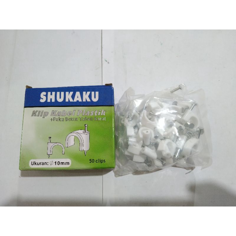 Paku kabel/klem kabel 10mm SHUKAKU