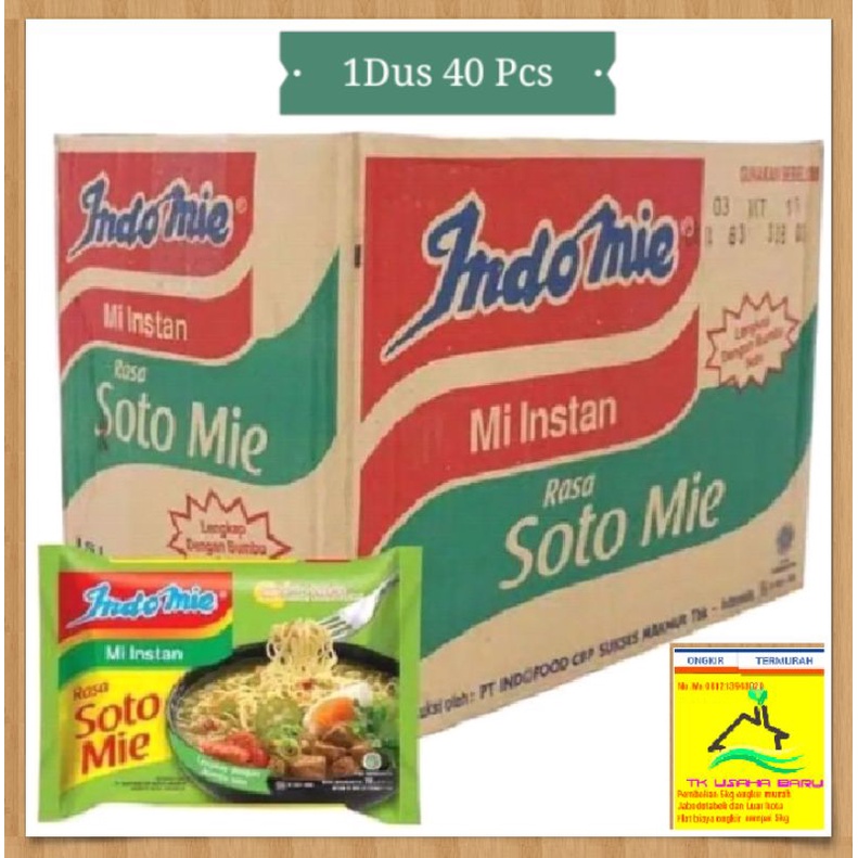 

INDOMIE AYAM BAWANG DAN SOTO 1 DUS-Khusus Instan