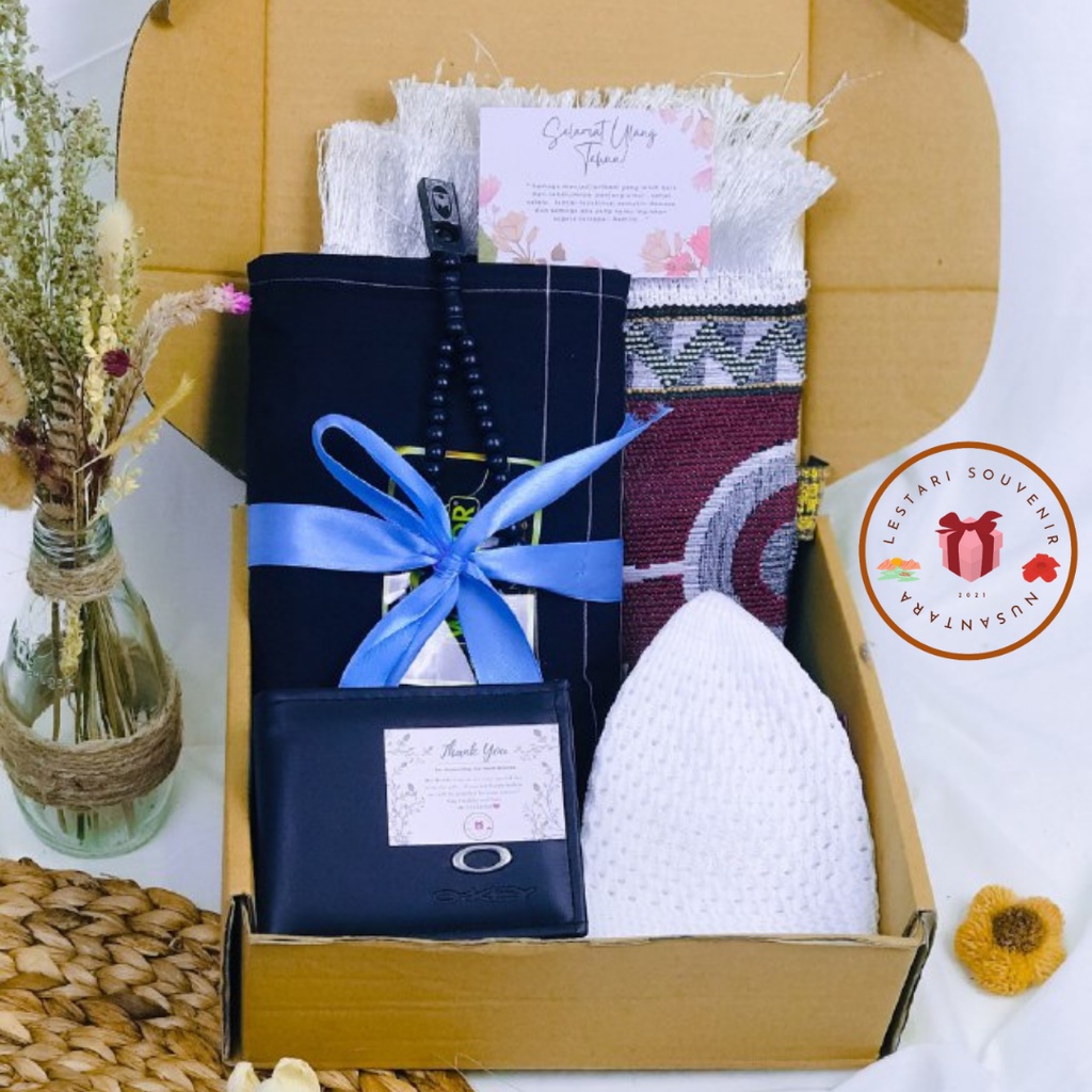 [Lestari Souvenir] Kado Ulang Tahun Cowok Muslim | Hampers Cowok  | Hampers Black Edition | Kado Ann