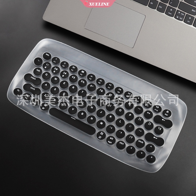 Lofree Luofei Dot Skin Cover Keyboard Wireless Bluetooth Full Cover Bahan Silikon Anti Debu / Air