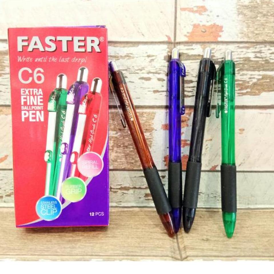 

READY Pulpen Faster C6 (12 pcs) ♯ 865