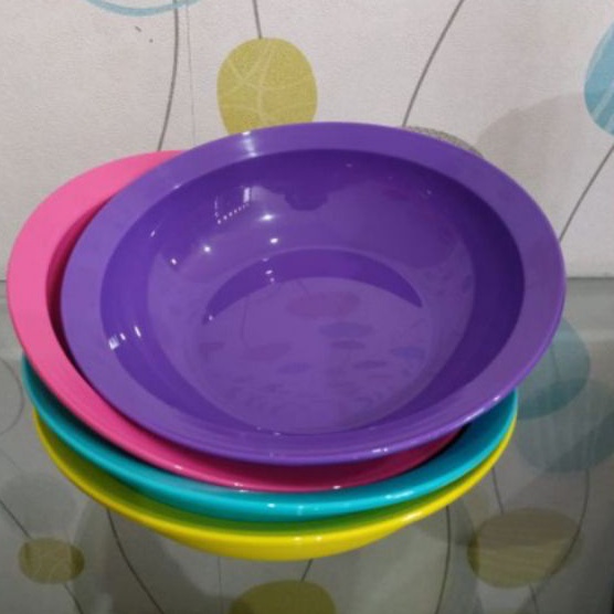 Piring makan anak small cresendo tupperware 400 ml eceran 1 pcs
