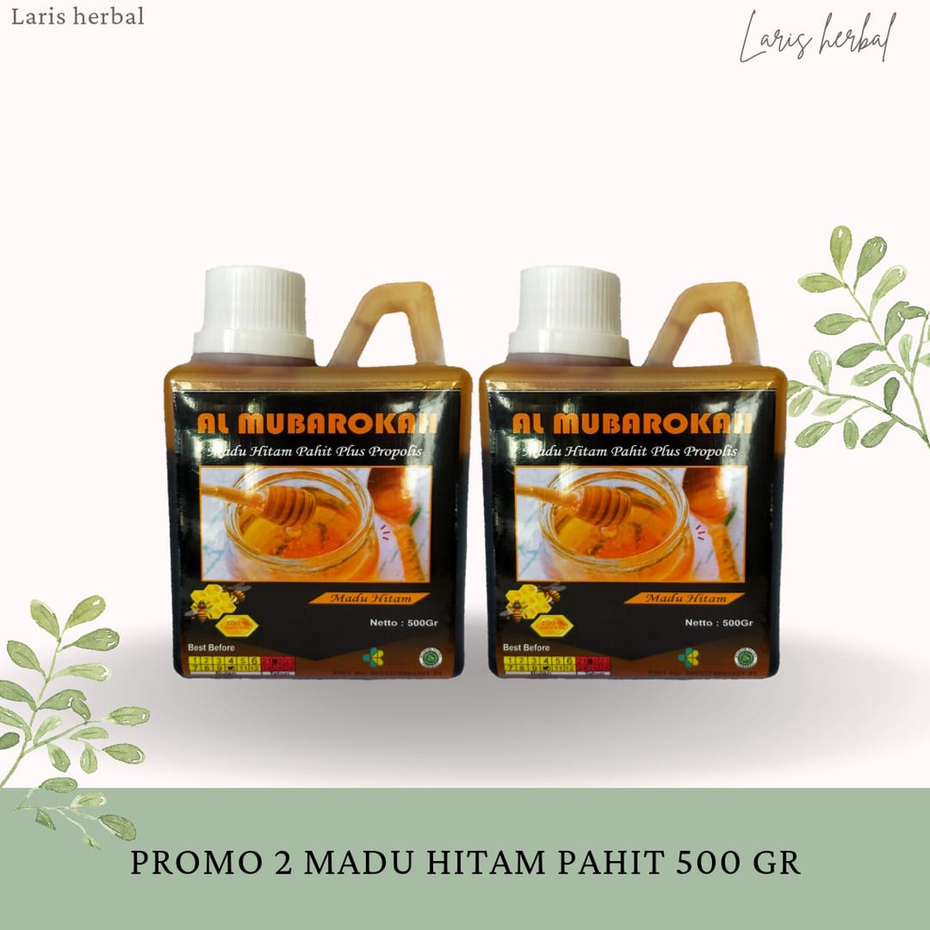 

Paket Promo 2 Madu HItam Pahit Al Mubarokah Kemasan 500 gr