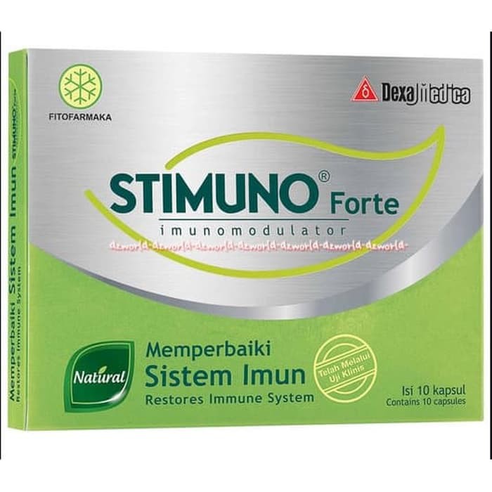 Stimuno Forte Vitamin 10kapsul Untuk Memperbaiki Sistim Imun Yang Rusak Vitamin