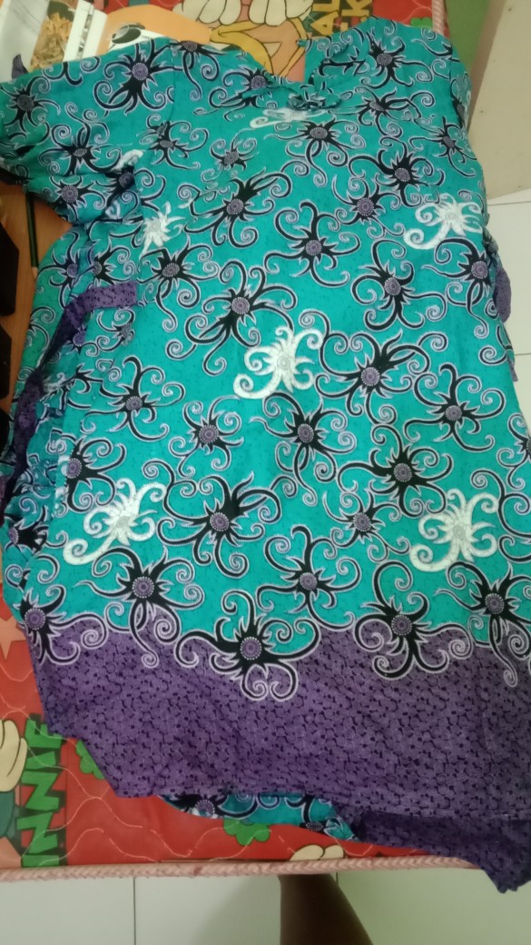 Baju Batik Couple Keluarga Batik Keluarga Set Anak Seragam Batik Pesta Cumi Biru Busui Terbaru