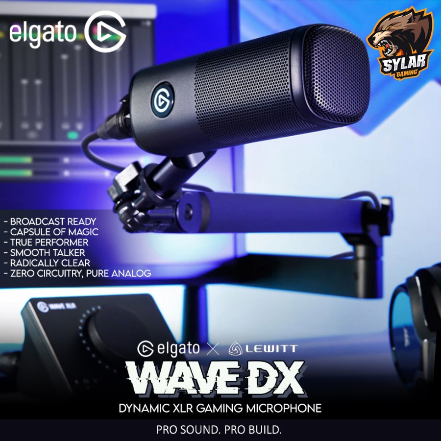 Elgato Wave DX Dynamic XLR Gaming Microphone