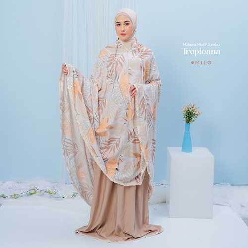 Mukena Mukenah Rukuh Telekung Travel dewasa Jumbo bali bahan adem polos murah motif By Mokena