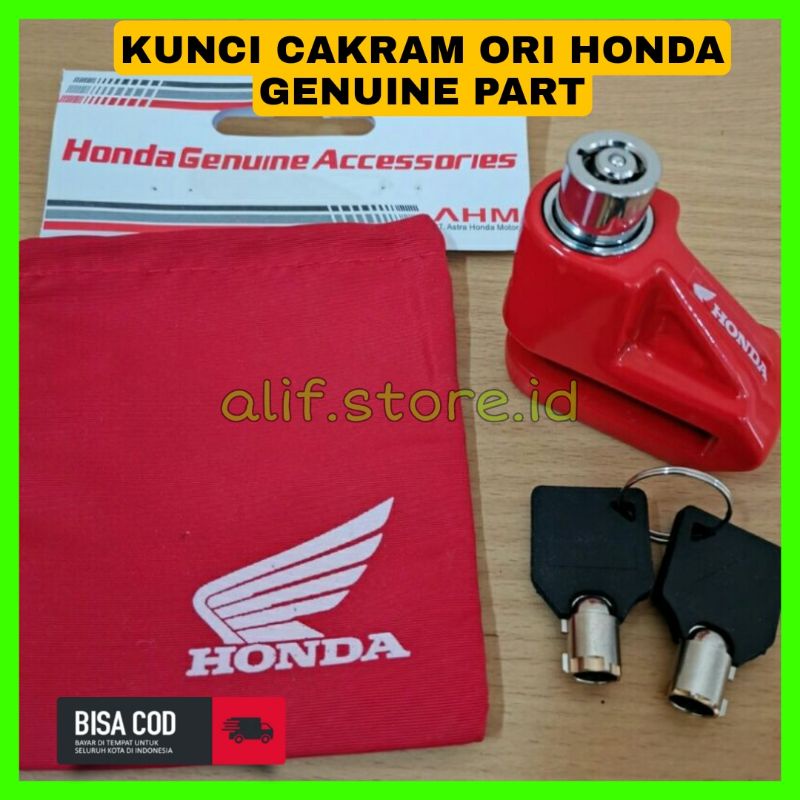 Kunci Gembok Cakram Disclock key original Motor Honda ori bisa yamaha suzuki kawasaki || COD