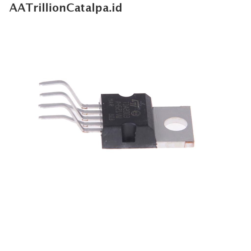 (AATrillionCatalpa) 10pcs IC TDA2003 ST ZIP-5 10W Untuk AMPLIFIER AUDIO Mobil