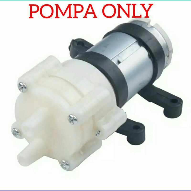 Pompa Air Mini Aquarium Ikan Fish Tank Diaphgram Sedot Air Foodgrade 12V Hidroponik Arduino Dll