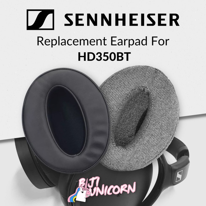 Earcup Earpad Ear Cushion Sennheiser HD350BT HD350 HD 350 BT 350BT - Leather