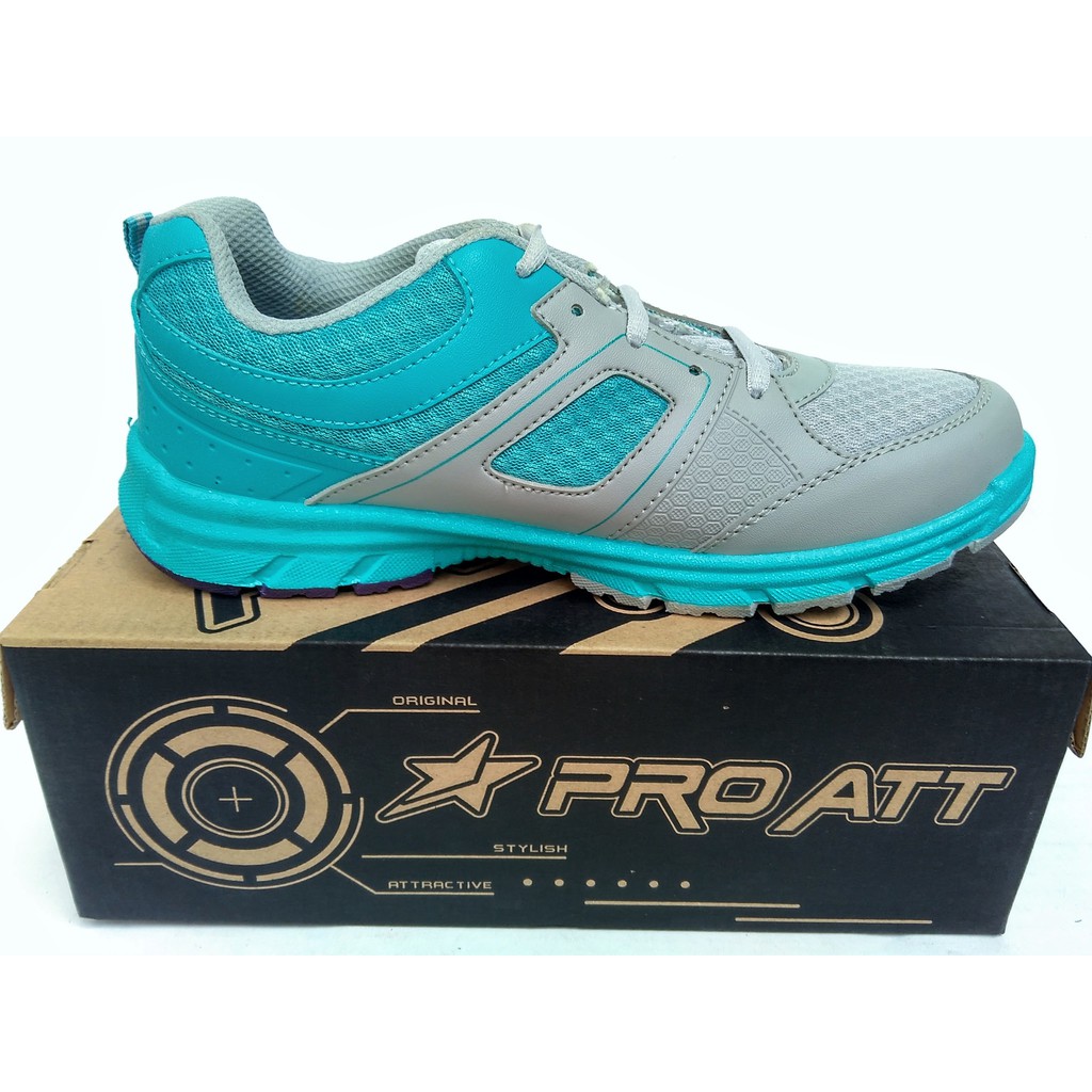 SEPATU PRO ATT LG 456 ABUABU/HIJAU, SEPATU SEKOLAH, SEPATU WAN